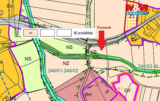 Prodej pole 1 524 m² — photo 3