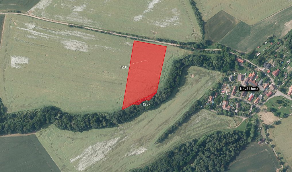 Prodej pozemku, 15956 m², Nová Lhota - Kutná Hora, Kluky