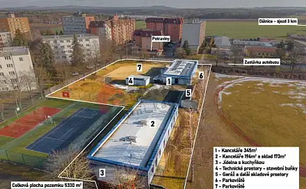 Pronájem kanceláře 712 m², Průmyslová, Sezimovo Ústí, okres Tábor