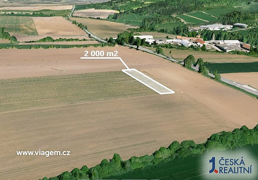 Prodej pole 2 000 m² – fotografie 2