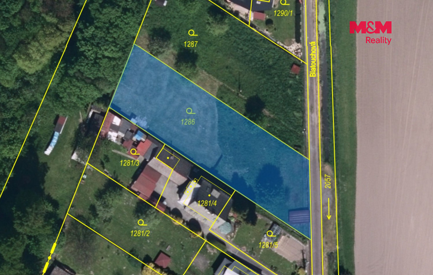Prodej stavebního pozemku 1 248 m² — photo 3