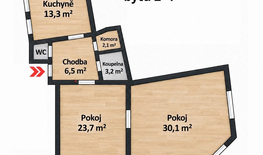 Prodej bytu 2+1 80 m², Boskovice – náhled fotky 27