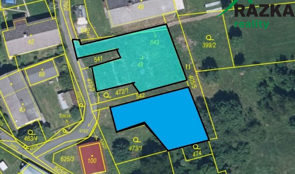 Prodej stavebního pozemku 908 m², Nemanice – náhled fotky 2