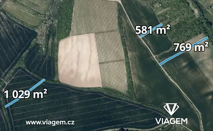Prodej pole 1 189 m², Archlebov, okres Hodonín