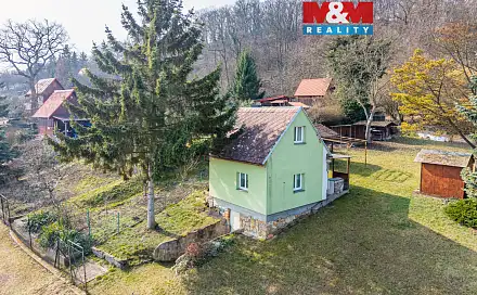 Prodej chaty/chalupy 22 m² s pozemkem 817 m², Prackovice nad Labem, okres Litoměřice