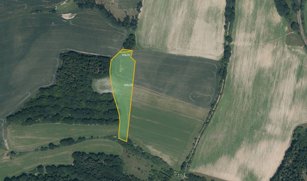 Prodej pole 13 942 m², Chotýšany – náhled fotky 2