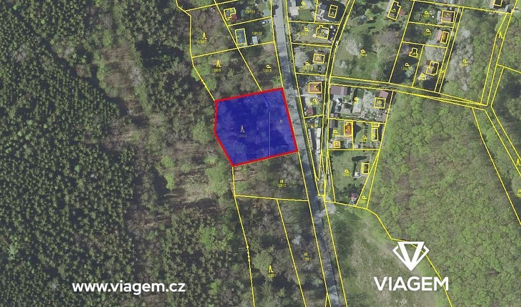 Prodej zahrady 2 219 m², Jílové u Prahy – náhled fotky 3