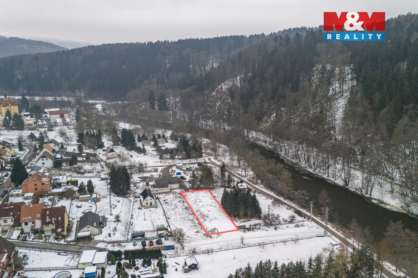 Prodej stavebního pozemku 1 005 m² - Widok 3