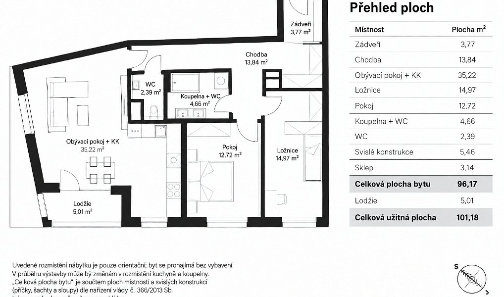 Pronájem bytu 3+kk 93 m², Nepomuk – náhled fotky 30