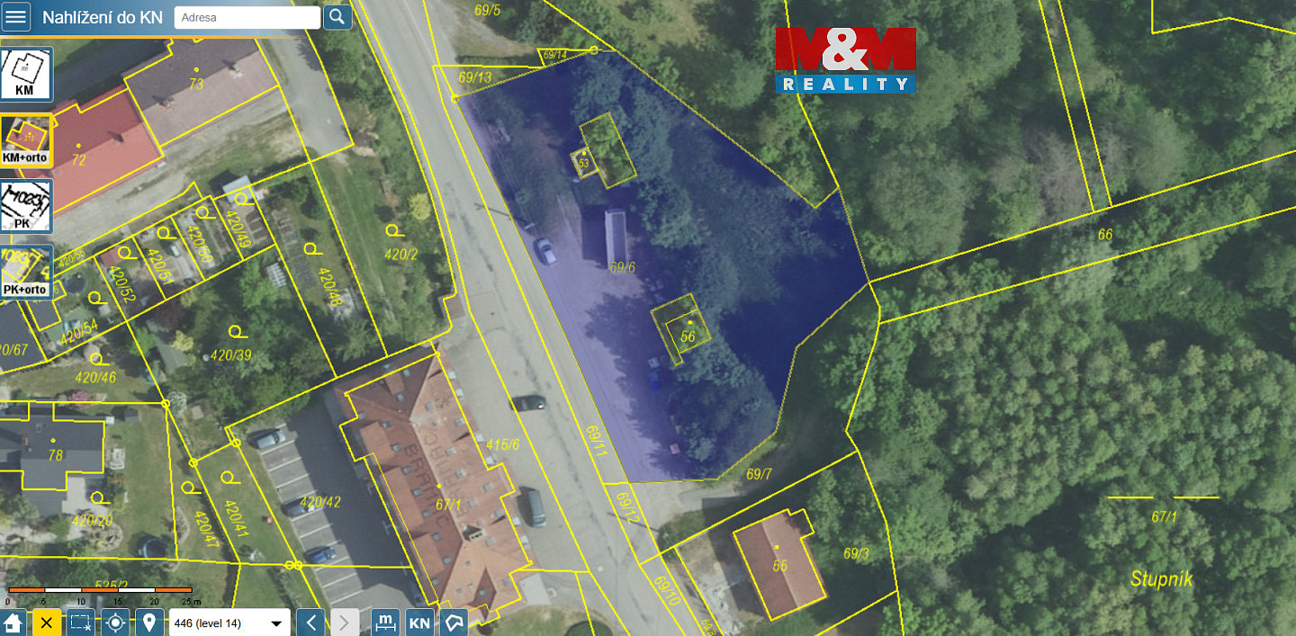 Prodej pozemku 1 782 m²