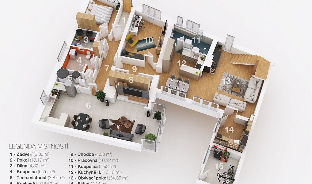 Prodej domu 319 m² s pozemkem 300 m², Sluhy – náhled fotky 31