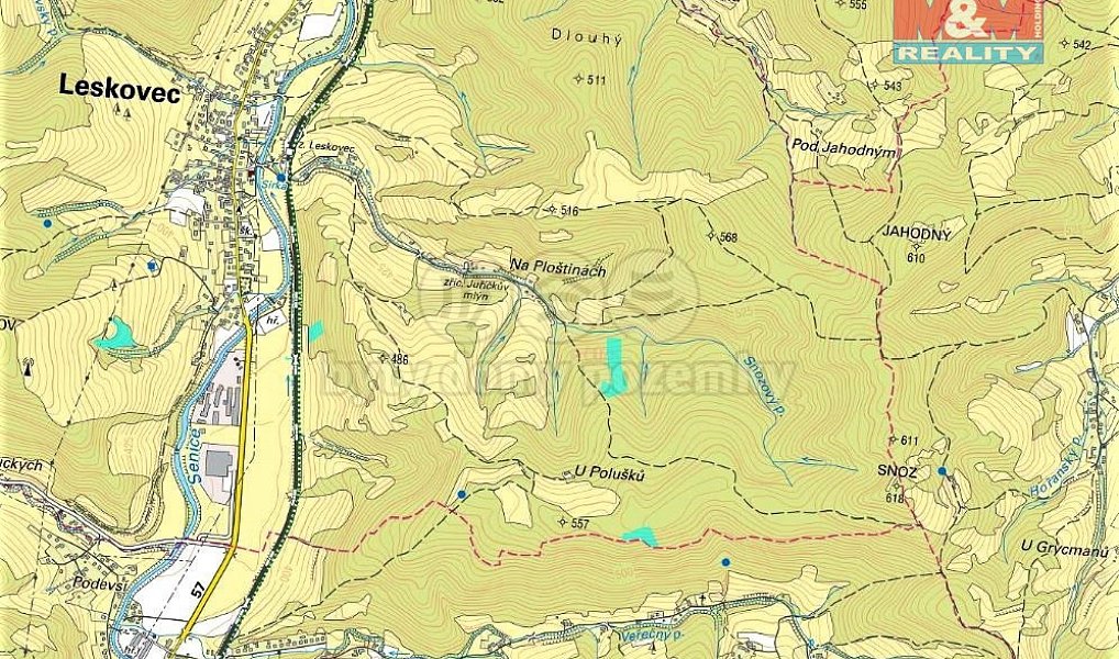 Prodej lesa 11 334 m², Leskovec – náhled fotky 5
