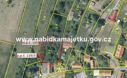 Prodej stavebního pozemku 939 m², Kamýk, okres Litoměřice