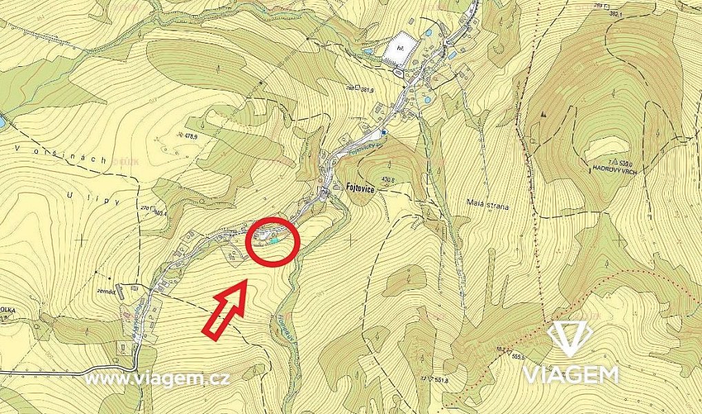 Prodej zahrady 380 m², Heřmanov – náhled fotky 3