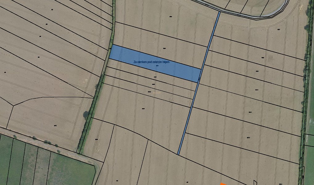 Prodej pole 216 m², Oskořínek – fotka 1 z 3