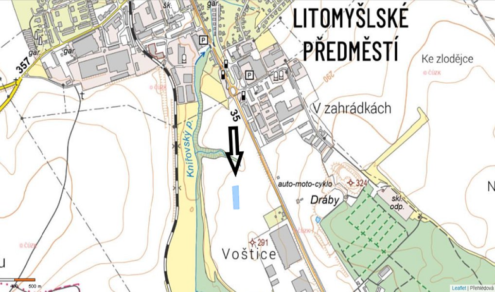 Prodej komerčního pozemku 3 383 m², Vysoké Mýto – náhled fotky 3