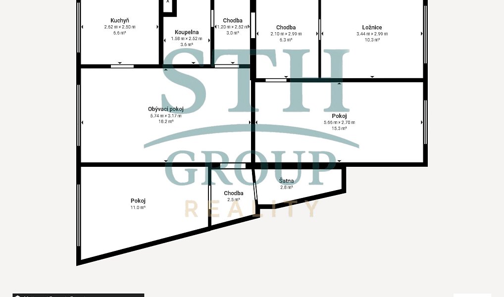 Prodej bytu 4+1 84 m², Most – náhled fotky 30