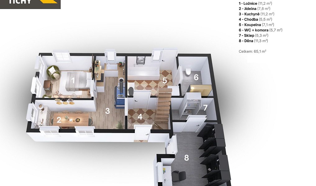 Prodej domu 92 m² s pozemkem 1 452 m², Horní Radechová – náhled fotky 14