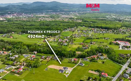 Prodej stavebního pozemku 4 924 m², Třinec - Nebory, okres Frýdek-Místek
