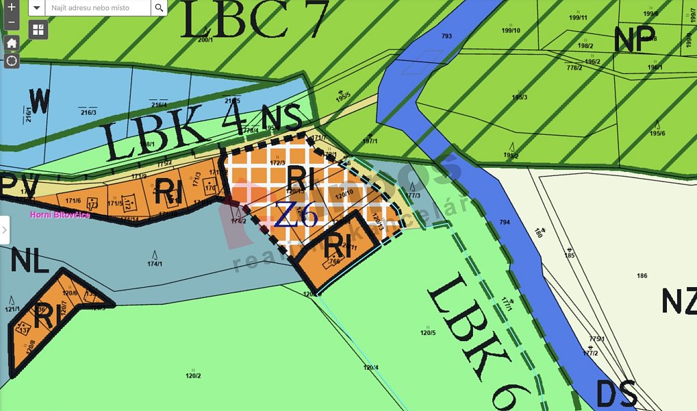 Prodej stavebního pozemku 937 m², Bítovčice – náhled fotky 4