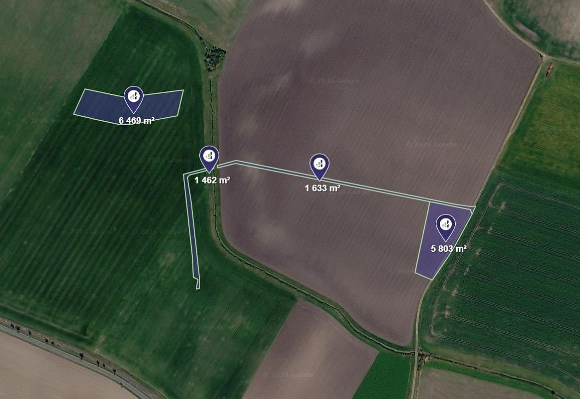 Prodej pole 21 911 m²