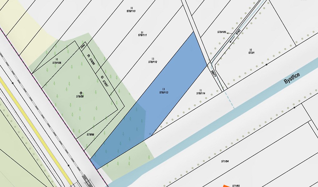 Prodej pozemku 484 m², Nové Město – náhled fotky 3
