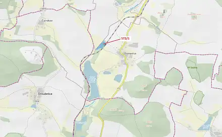 Dražba lesa 13 245 m², Droužetice