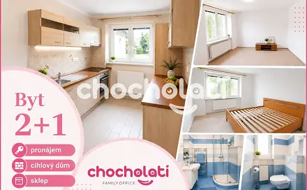 Pronájem bytu 2+1 59 m², Dlouhá, Prachovice, okres Chrudim