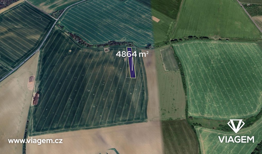 Prodej pole 972 m², Jarohněvice – fotka 1 z 5
