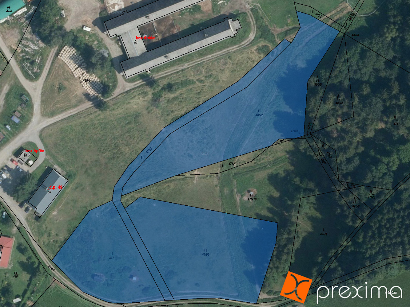 Prodej komerčního pozemku 2 361 m²