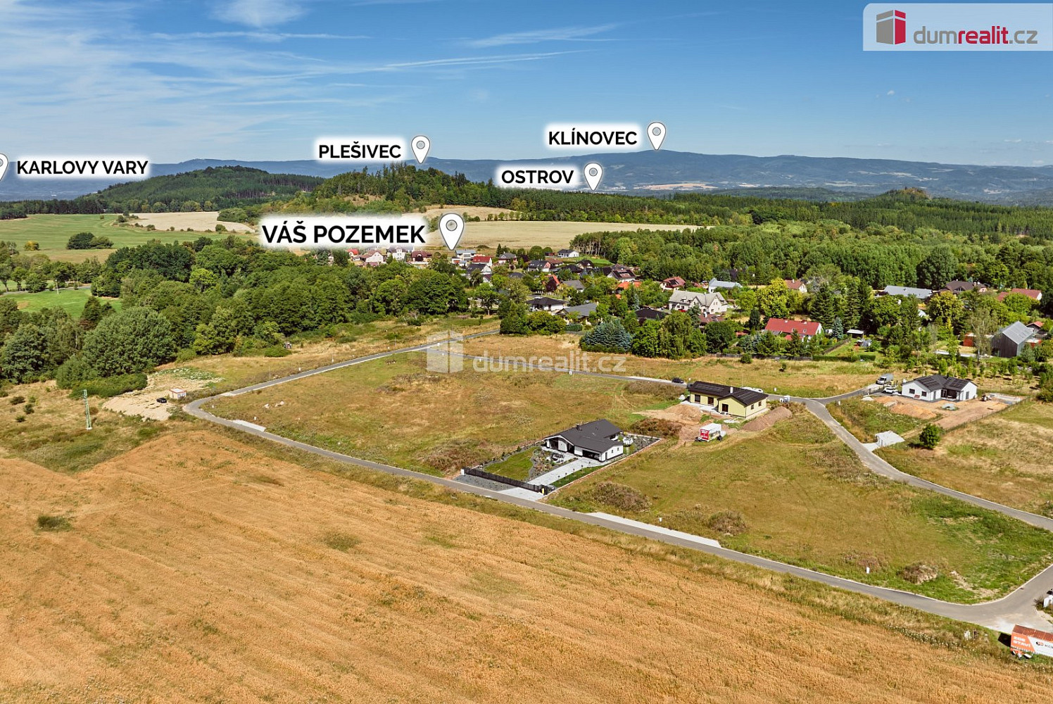 Prodej stavebního pozemku 1 118 m²
