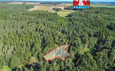 Prodej stavebního pozemku 1 051 m², Kladruby - Brod u Stříbra, okres Tachov