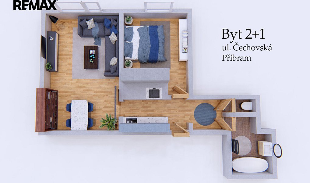 Prodej bytu 2+kk 44 m², Příbram – náhled fotky 14