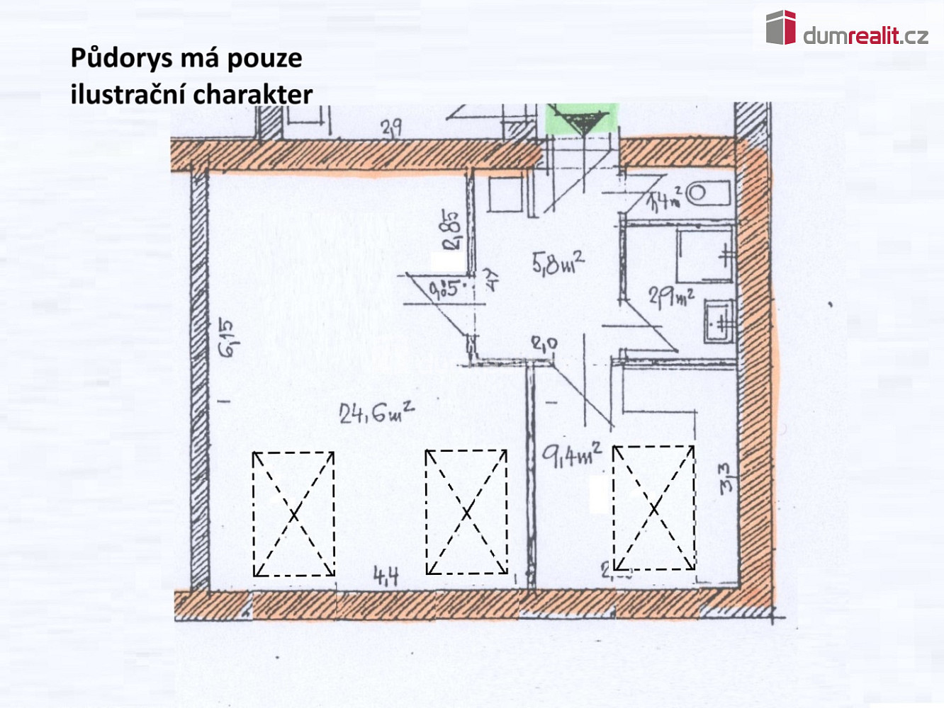 Pronájem bytu 1+1 44 m² — photo 3