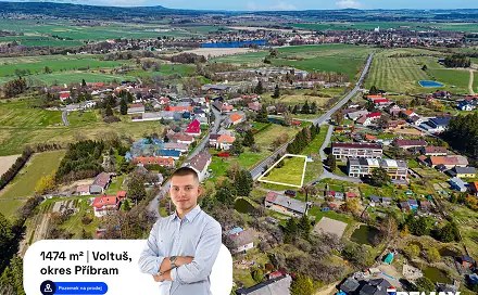 Prodej stavebního pozemku 1 474 m², Rožmitál pod Třemšínem, okres Příbram