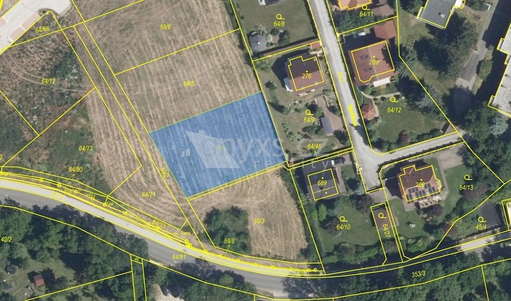 Prodej stavebního pozemku 967 m², Velké Přílepy – náhled fotky 3