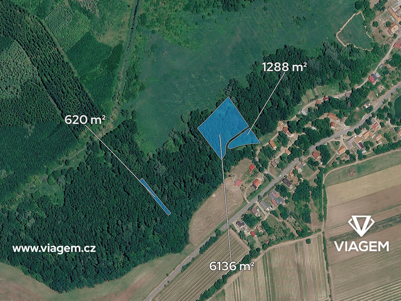 Prodej lesa 3 867 m²