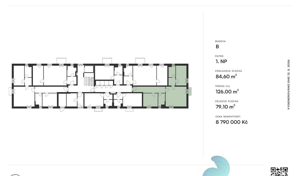 Prodej bytu 3+kk 85 m², České Budějovice – náhled fotky 6