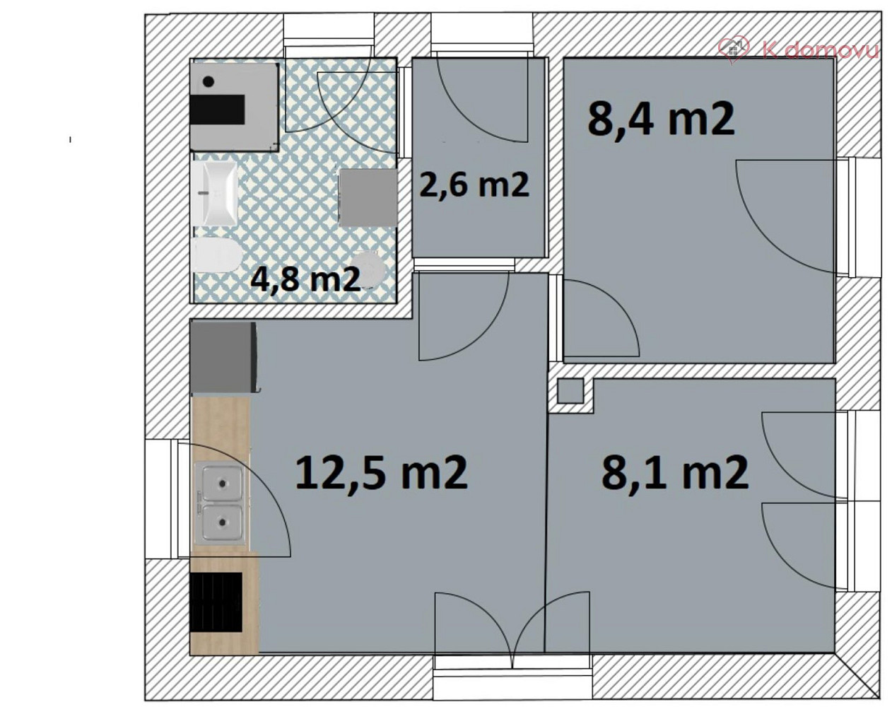 Prodej domu 36 m² s pozemkem 755 m² – fotografie 2