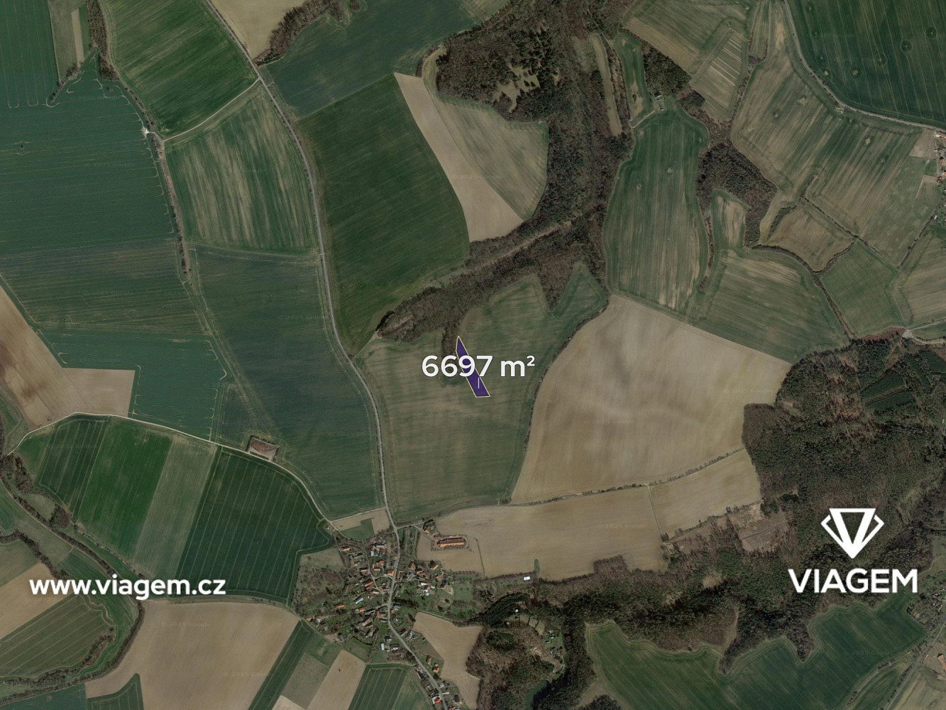 Pole 6 697 m², Podíl 17 % o výměře 1 116 m² – pohled 3