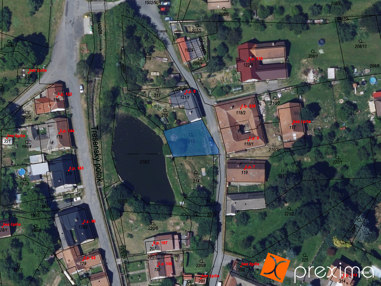 Prodej stavebního pozemku 148 m²