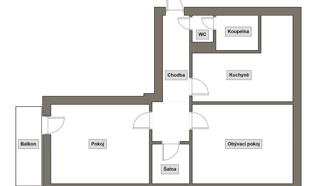 Prodej bytu 2+1 60 m², Prostějov – náhled fotky 7