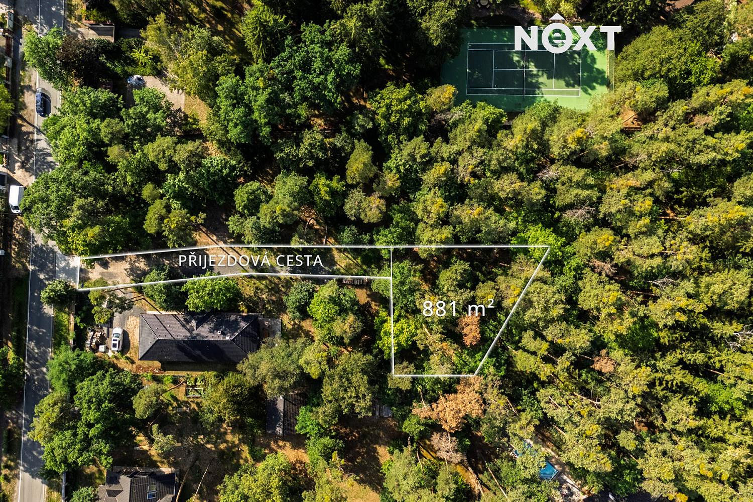 Prodej stavebního pozemku 881 m² – fotografie 2
