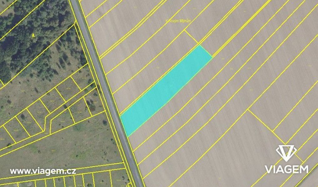 Prodej pole 572 m², Choťánky – náhled fotky 3