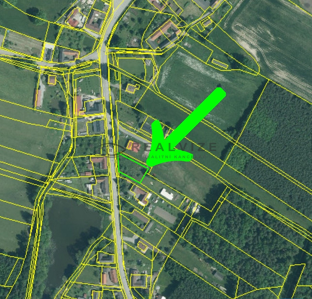 Prodej stavebního pozemku 886 m² – fotografie 3