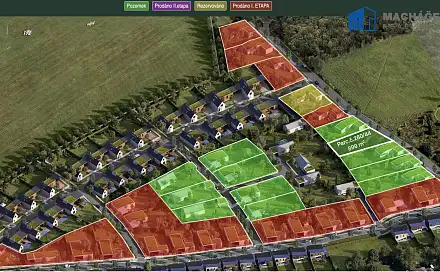 Prodej stavebního pozemku 899 m², Švermova, Dubí - Drahůnky, okres Teplice