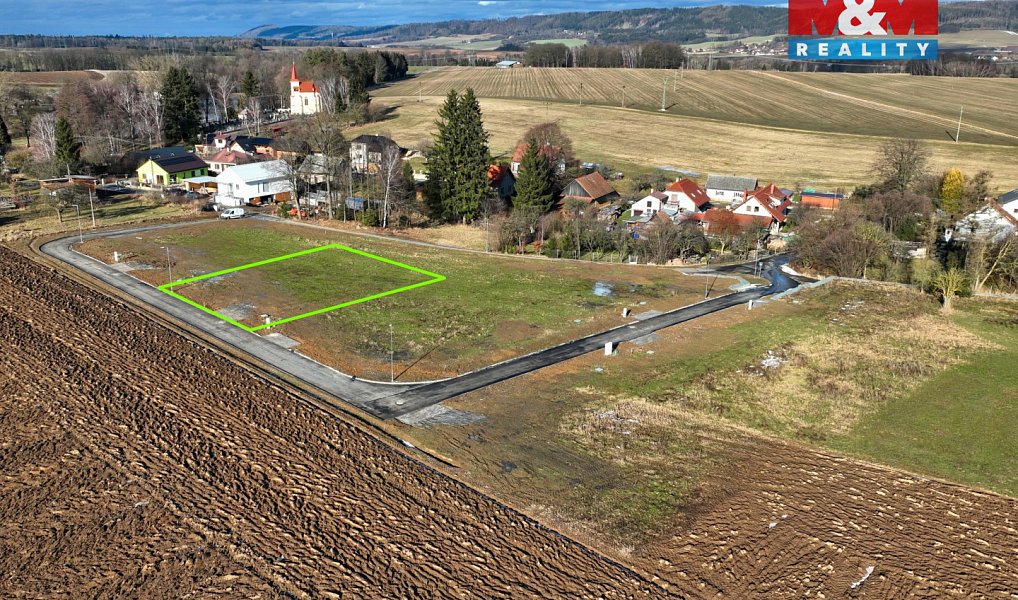 Prodej stavebního pozemku 802 m², Nová Ves u Chotěboře – náhled fotky 7
