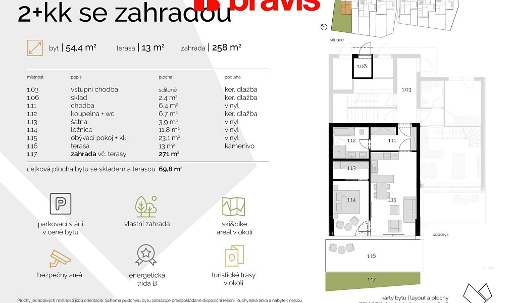 Prodej bytu 2+kk 325 m², Ostravice – náhled fotky 5