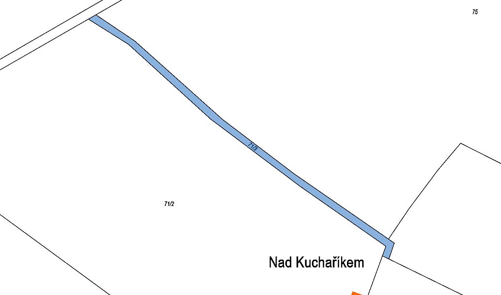 Prodej pole 207 m², Vysoký Újezd – náhled fotky 2