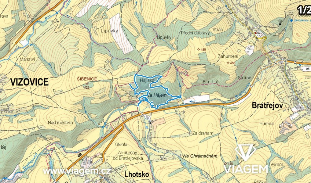Prodej pole 2 087 m², Bratřejov – náhled fotky 3